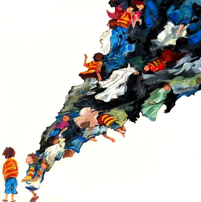&#39;Forgotten&#39; painting by Laura Alich