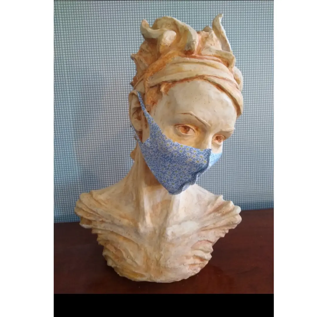 Self Portrait Bust by Laura Alich