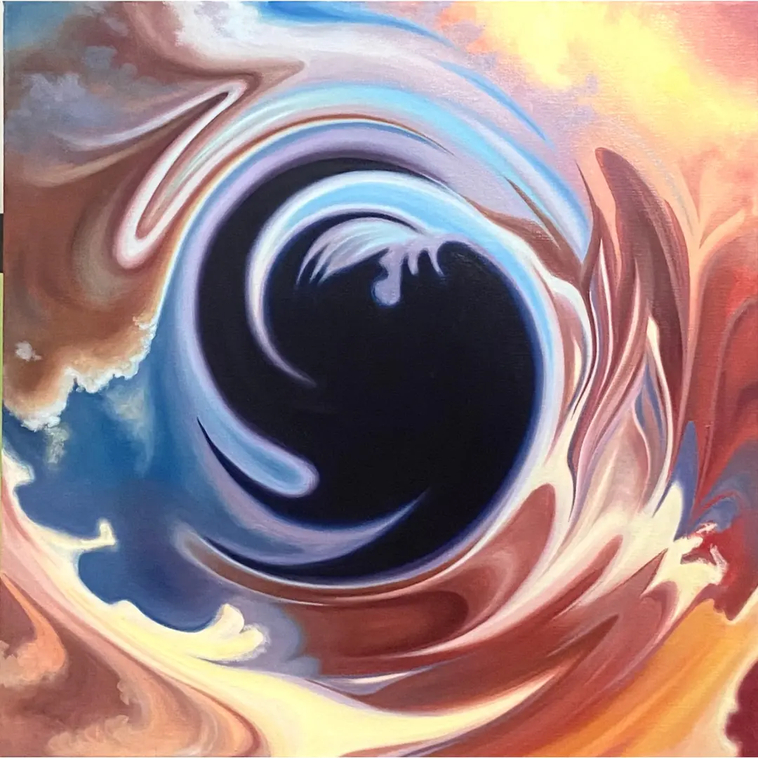 Black Hole 2 oil Painting by Laura ALich